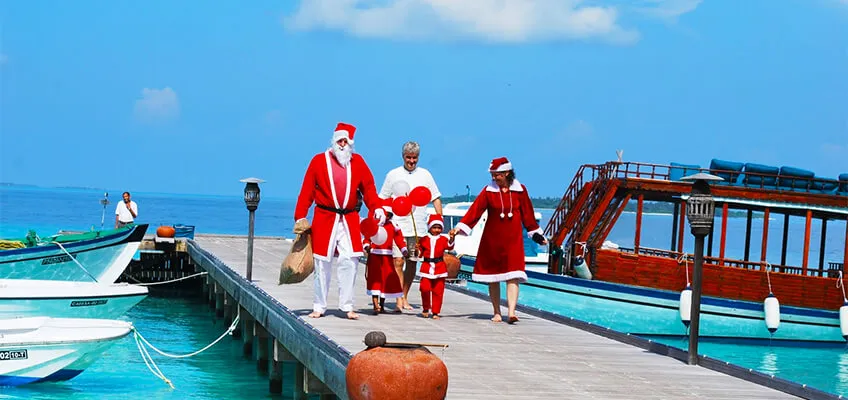 Празднование Нового года на Мальдивах