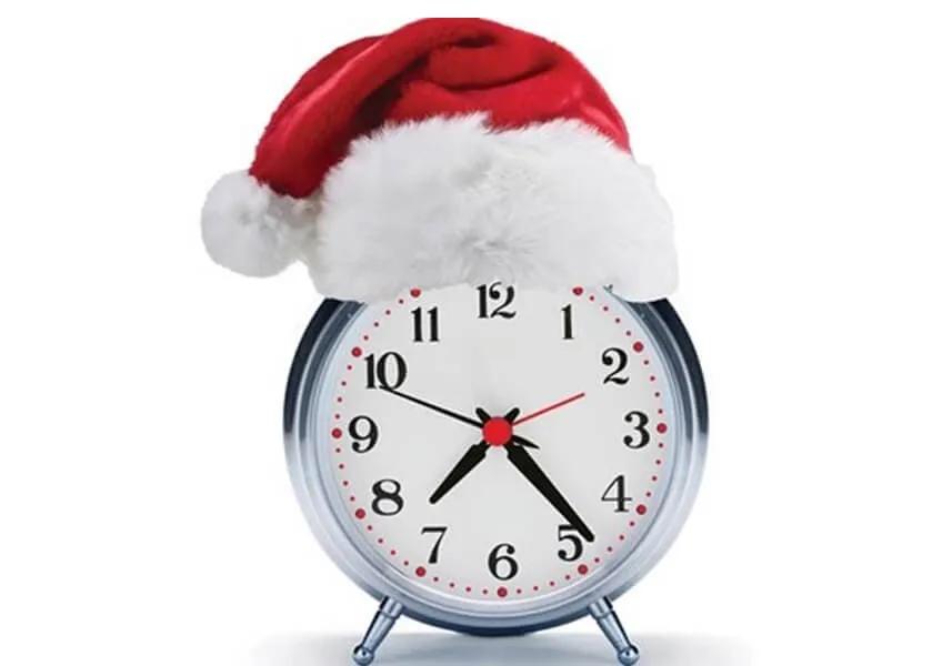 График работы компании "Аюрведа Тур" в новогодние праздники