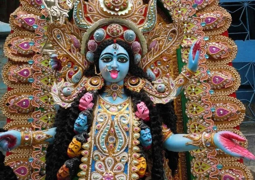 Индийская богиня смерти «Кали карающая»