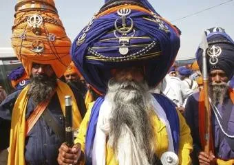 Традиционная одежда Индии. Тюрбан