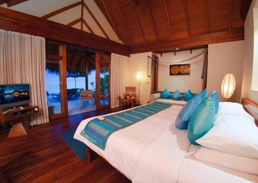 Вилла на пляже с видом на закат Вилла на пляже с видом на закат